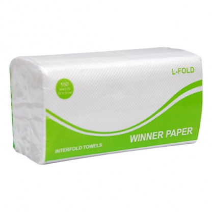 กระดาษเช็ดมือ L Fold - ผู้ผลิต-จำหน่ายกระดาษชำระ และถ้วยกระดาษ วินเนอร์เปเปอร์